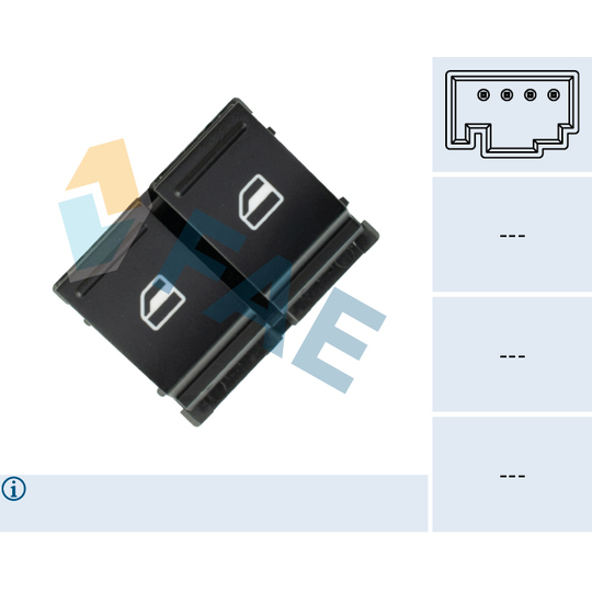 Switch, window regulator