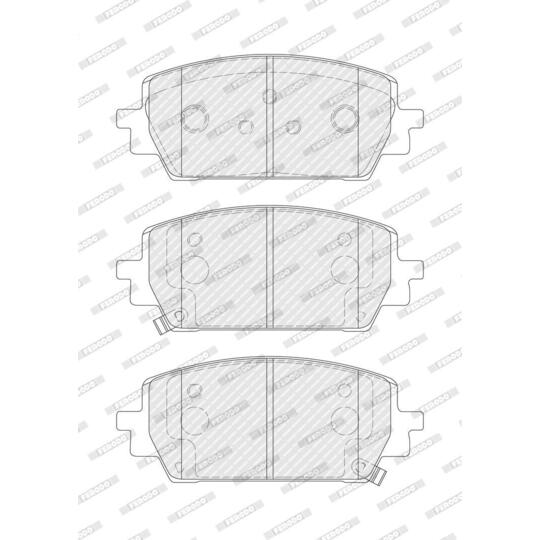 FDB5489 - Brake Pad Set, disc brake 
