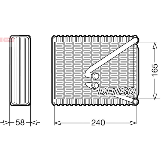 Evaporator, air conditioning