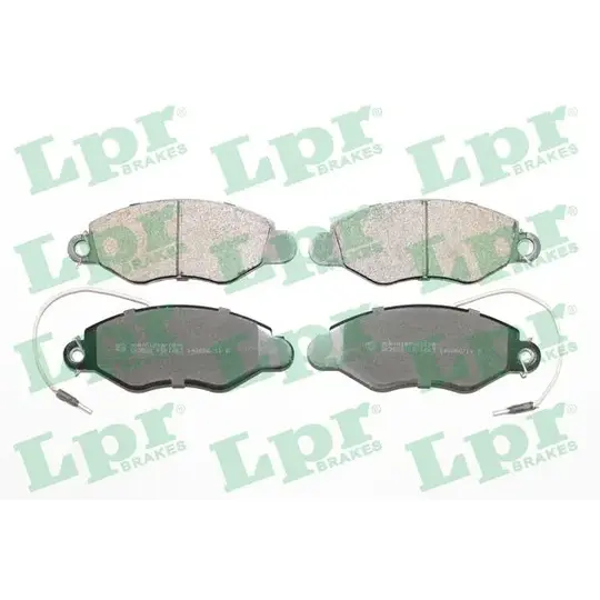 05P1663 - Brake Pad Set, disc brake 