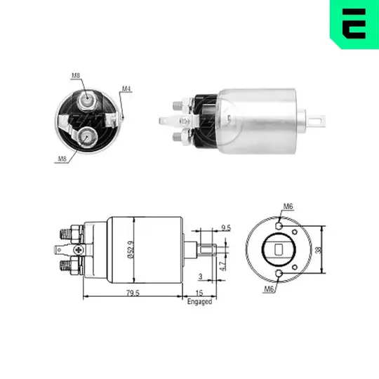 Solenoid Switch, starter