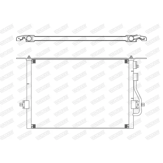 WCD00259 - Condenser, air conditioning 